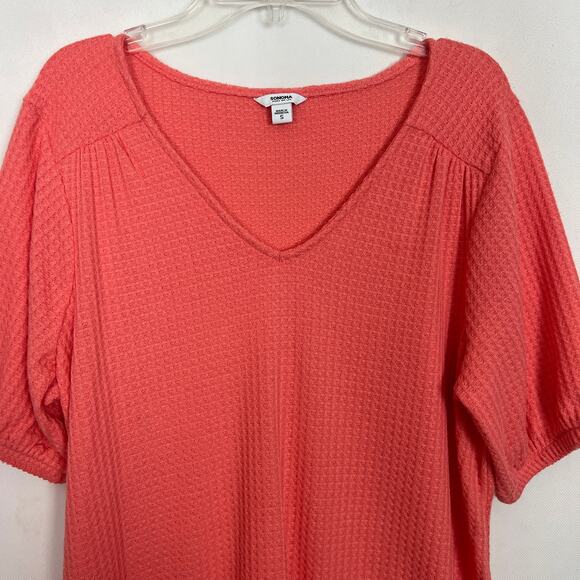 Sonoma Sweater Womens Small Waffle Knit Stretch Relaxed Soft Flowy Casual Lounge - Picture 3 of 11